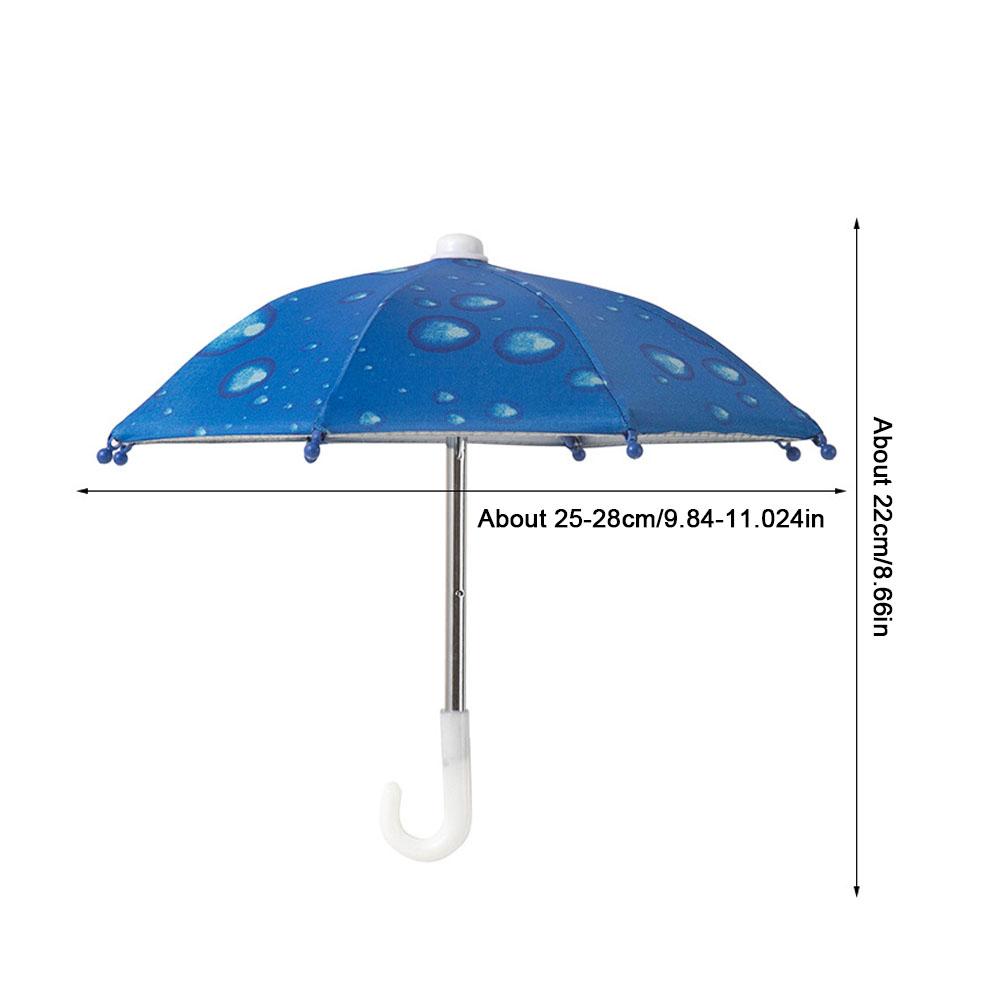 Mini Umbrella For Smart Phone With Suction Cup Holde For Use In Vehicles, Outdoors, And Live Streaming Anti-Glare Sunshade Cover