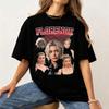 Florence Pugh Retro Graphic Tee Retro Vintage 90s Style Collage Celebrity Fan Movie Star Pop Culture Gift Breathable Casual Tees