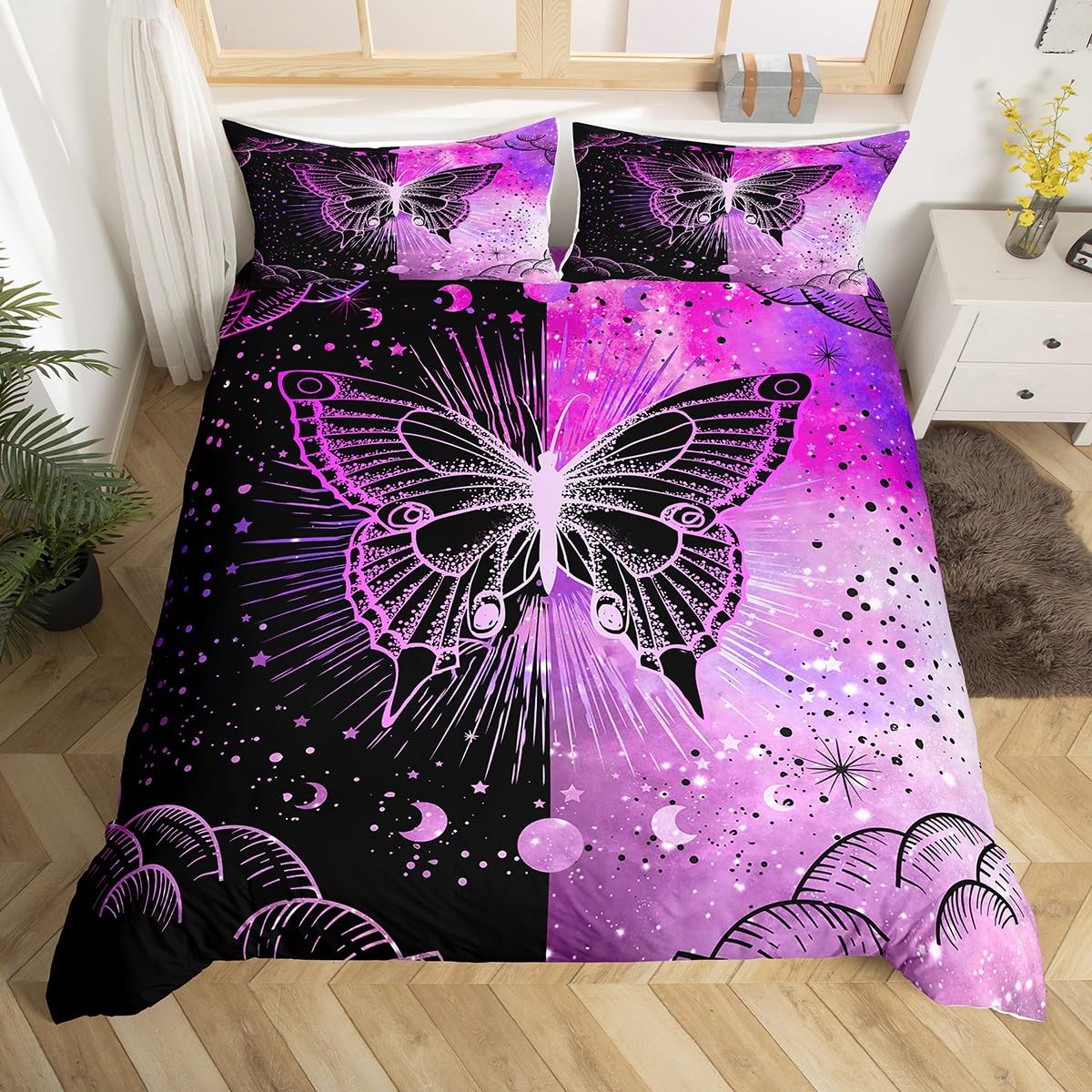 

Comforter Galaxy S For Kids Boys Girls Teens Queen Lightweight S Starry Sky Bedding Sets Outer Space Bedroom Decor Comforter (quilt)-EU Single(135*200cm)3pcs