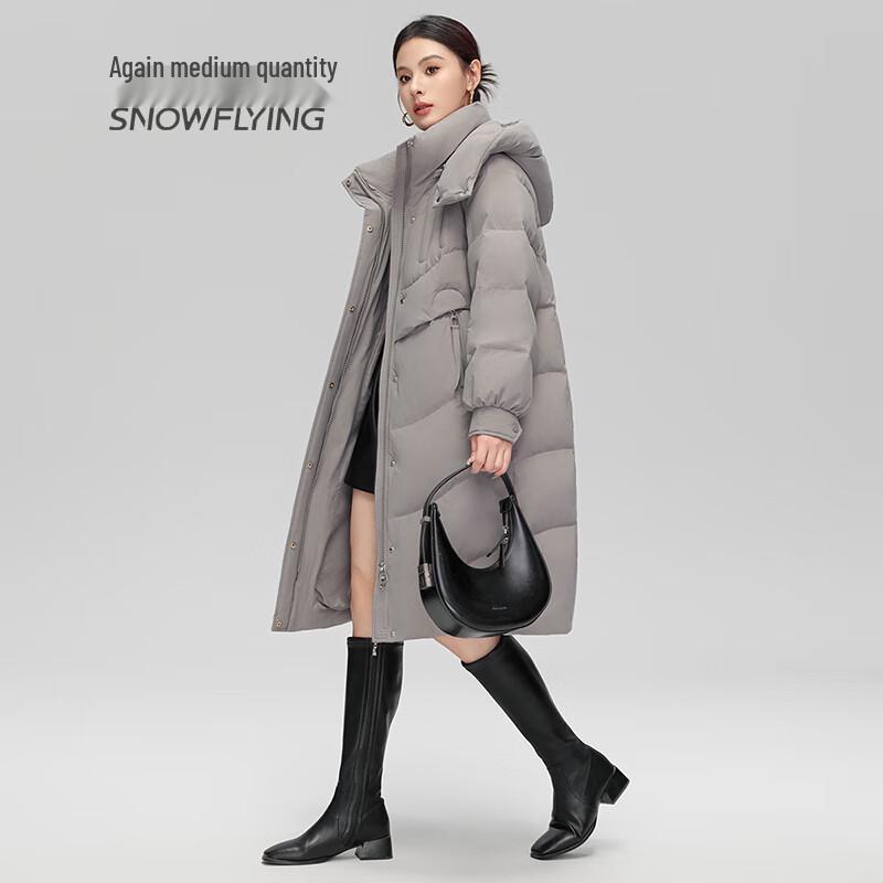 SNOWFLYING Women's Long Warm Down Puffer Coat