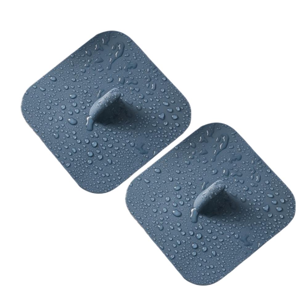 

2pcs Anti-odor Floor Drain Cover Reusable Sink Filter Durable Sewer Deodorant Cover Kitchen синій
