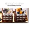25x11cm Towel Hammered Trays Stainless Steel Multi Purpose Dishwasher Safe Dessert Tray Plate For Home Restaurant