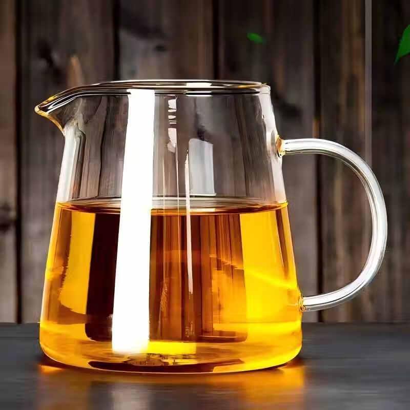 950ml Heat-Resistant Glass Teapot with Stainless Steel Infuser