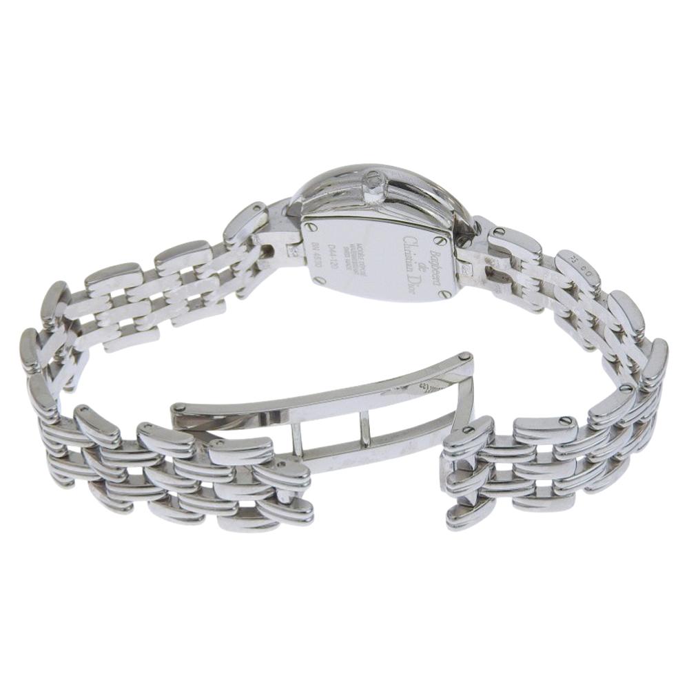 Dior Bakira Watches D44-120 Silver blackDial Stainless Steel Quartz Analog Display Women Used