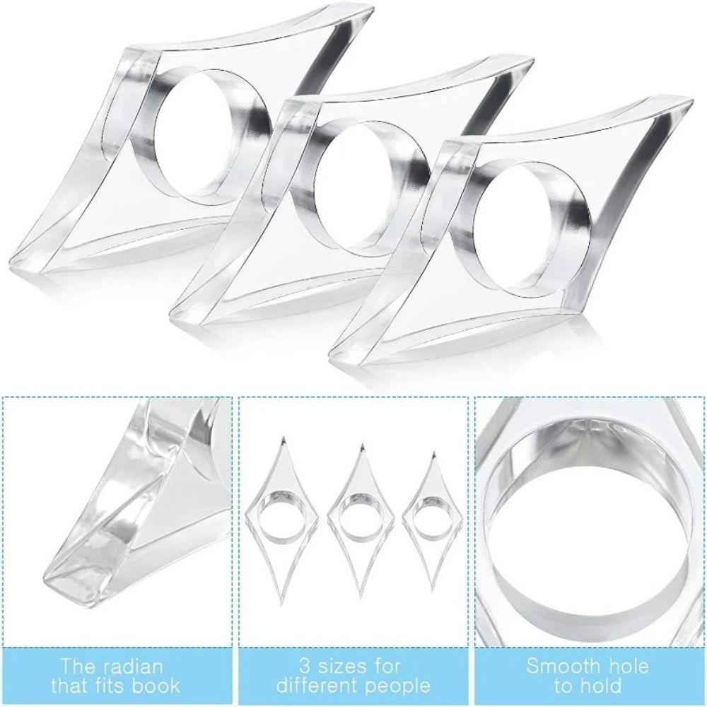 Multi-function Thumb Book Brace Spreader Book Page Holders Thumb Book Support  Adults Kids