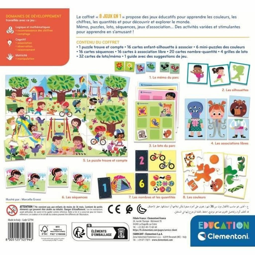 Educational Game Clementoni 8 Jeux En 1 (FR)