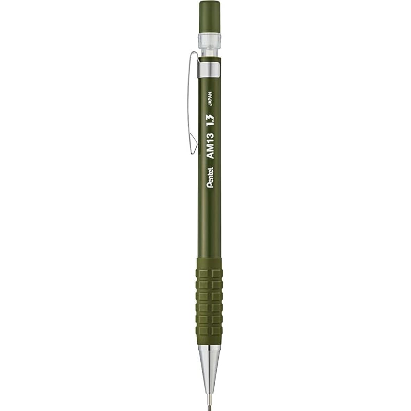 

Pentel AMAIN Amain mechanical pencil Thick core 1.3mm moss green AM13-D
