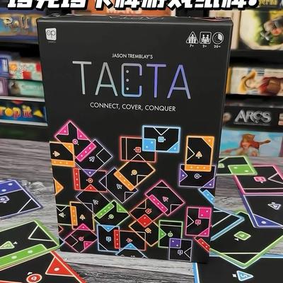 TACTA Card Game Fast Paced Strategy Shape Matching Party Family Leisure Gathering Board Games