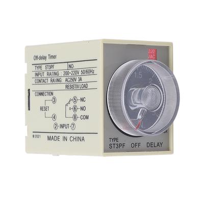 BERM Power Off Delay Relay Knob Control Timing Timer High Accuracy AC200?220V ST3PF