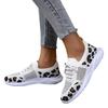 Baskets Décontractées Grande Taille Fly Weave Plates en Mesh Chaussures pour Femmes