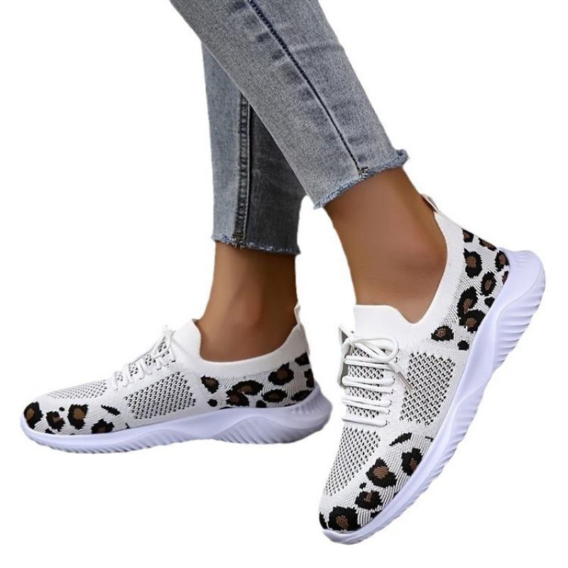 Übergröße Lässige Sneaker Fly Weave Flache Mesh Damenschuhe