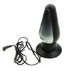 Large 5 Inch Anal Plug Adjust Cock Ring Penis Rope Electric Shock Pulse Device Butt Plug Stimulation