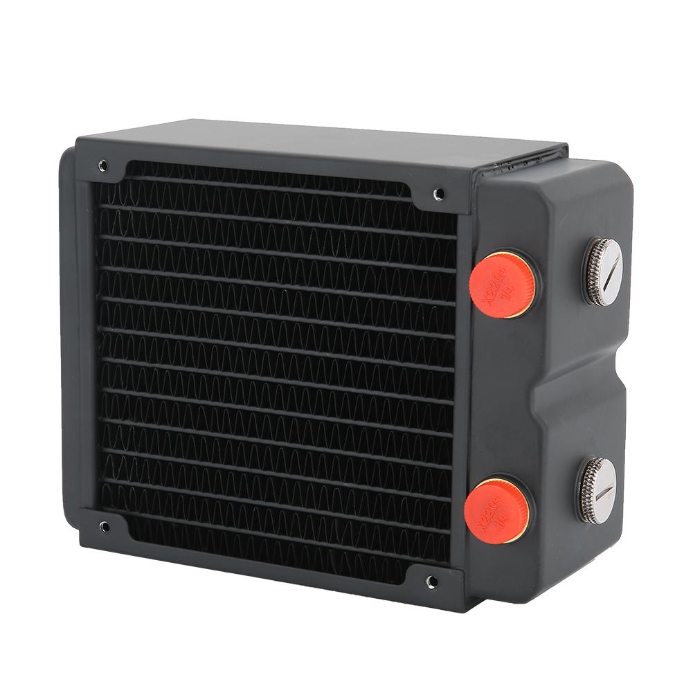 Computer Water Cooling Copper Radiator 3 Layer 12 Tube PC Cooler Heatsink 120mm G1 4