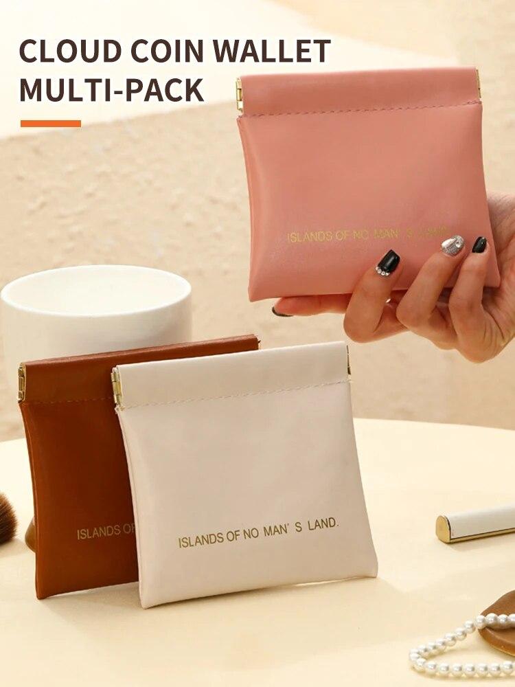 Bullet Storage Bag With Automatic Closure Wired Headphone Storage Bag Pu Coin Purse Mini Portable Lipstick And Makeup Bag