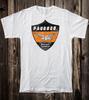 Retro Hot Rod Tee T Shirt 100% Cotton Motorcycle Parts Shop CA Biker Paughco Inc