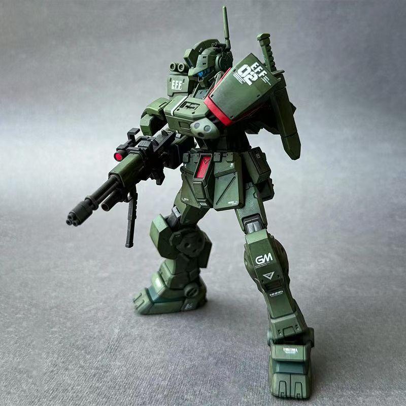 XFS HG 1/144 RGM-79S GM Spartan Model Kit Collection Assembly Movable Action Figures Robot Figurine Model Kids Toy Gifts