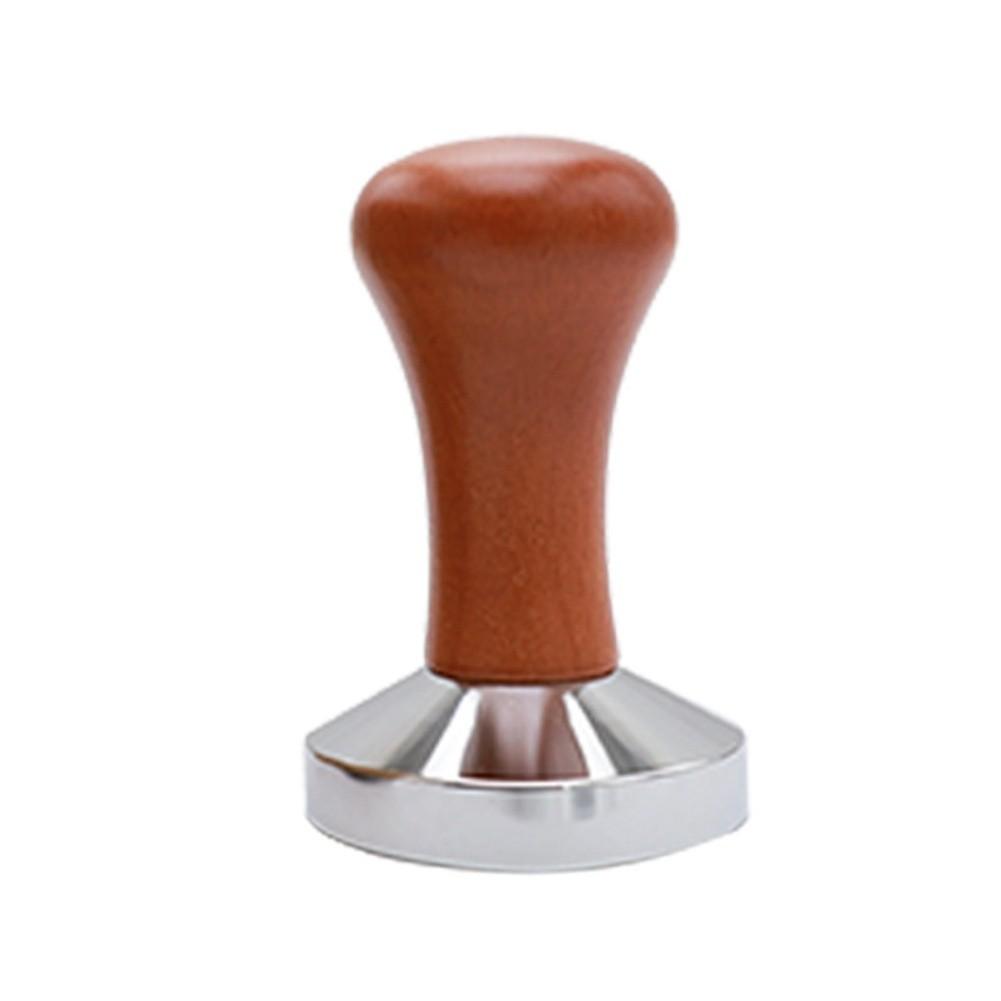 Stainless Steel Base Espresso Tamper Wooden Handle 51mm