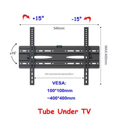 Tilt TV Wall Bracket for 26''-60'' LCD LED Unversal Bracket for TV  TV Support Max Loading 80KG VESA 400x400mm