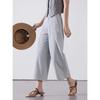 Women's Loose Fit Cropped Casual Pants