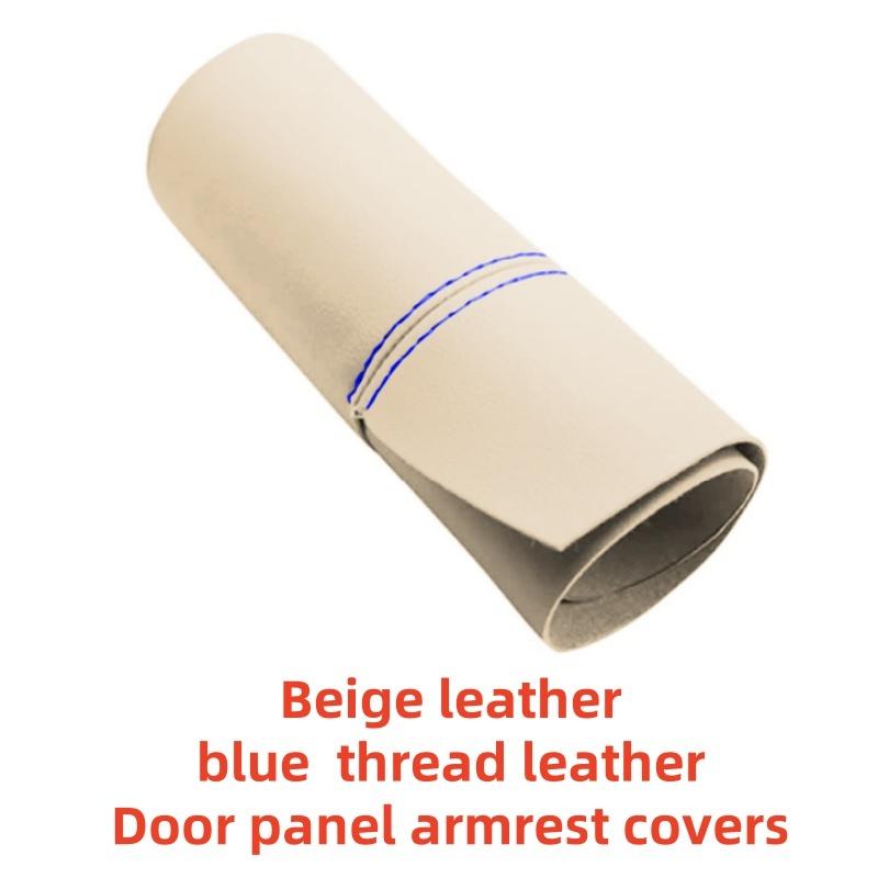 Khaki Beige leather Door panel armrest covers Black For Volkswagen Golf 4 MK4 Jetta Bora 1998 1999 2000 2001 2002 2003 2004 2005
