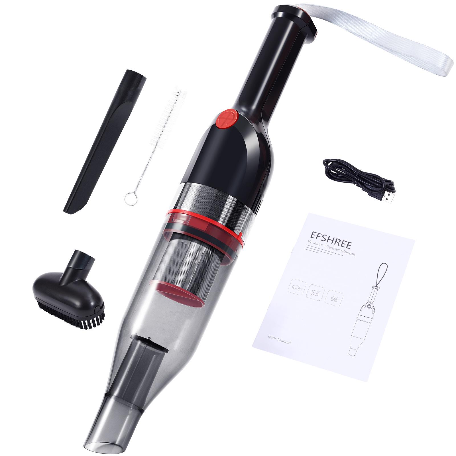 

Wireless Handheld Car Vacuum Cleaner - Rechargeable, High Suction, Washable 32cm x 19.5cm x 9.5cm чёрный