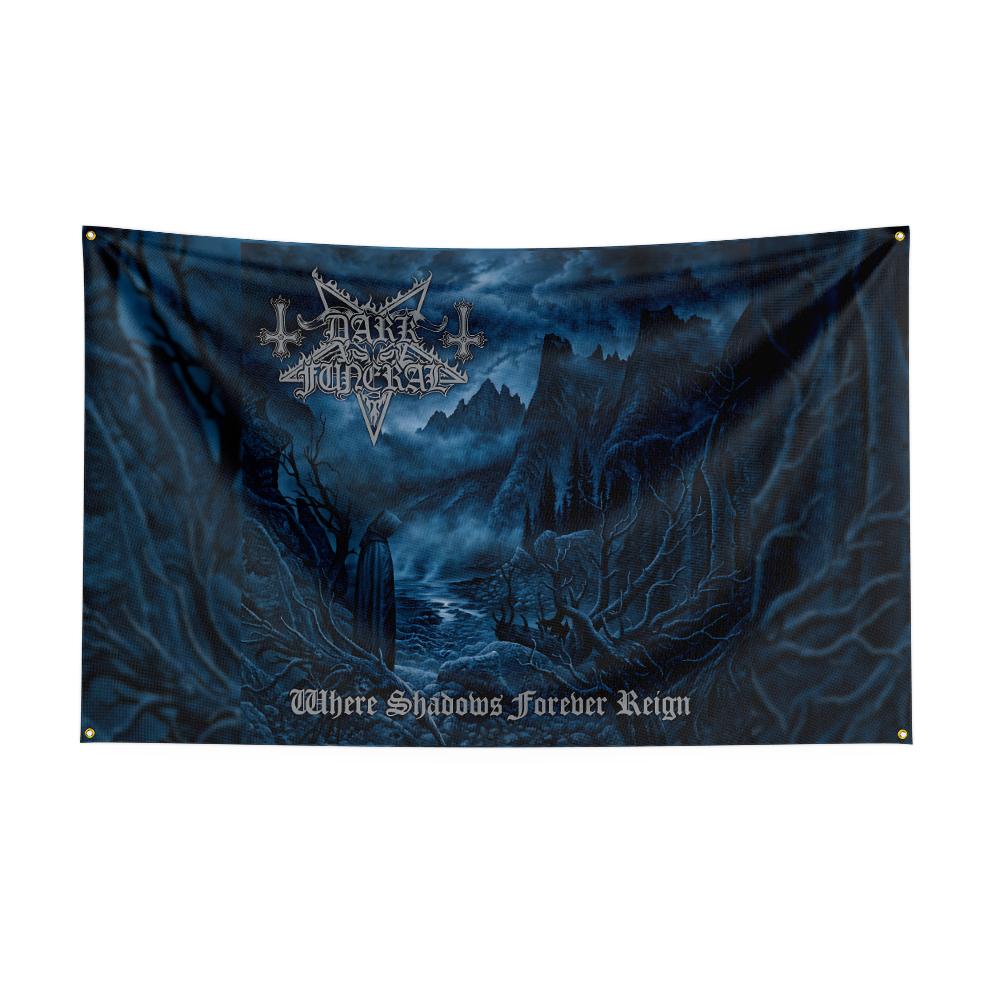 3x5 Ft Heavy Rock Band Ddark Funerals Flag Polyester Digital Printing Banner For Bedroom Wall Art Out Door Tapestry Decora