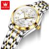 OLEVS 3666 Original Quartz Wristwatches for Woman Digital Dial Waterproof Luminous Calendar Luxury Elegant Dress Women's Watches