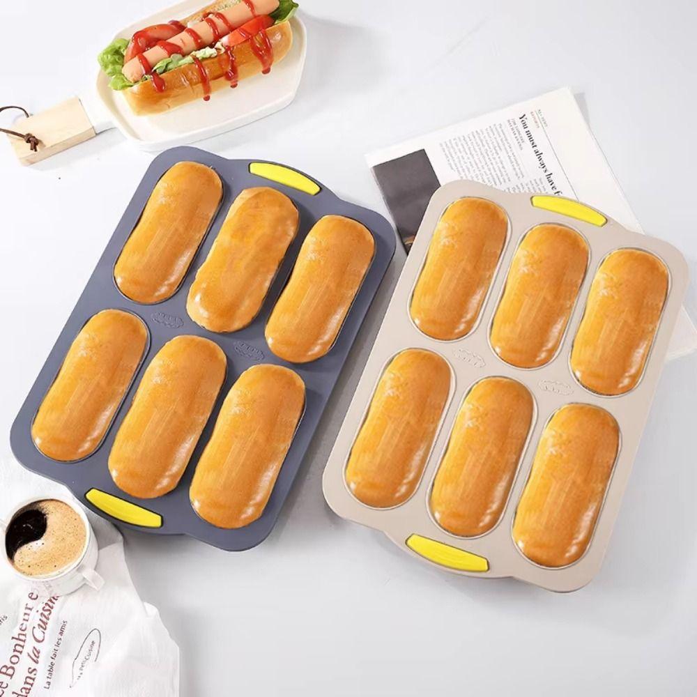 Non-Stick Silicone Baking Mold Food Grade Silicone Bake Tray Practical Bread Mould  DIY Kitchen