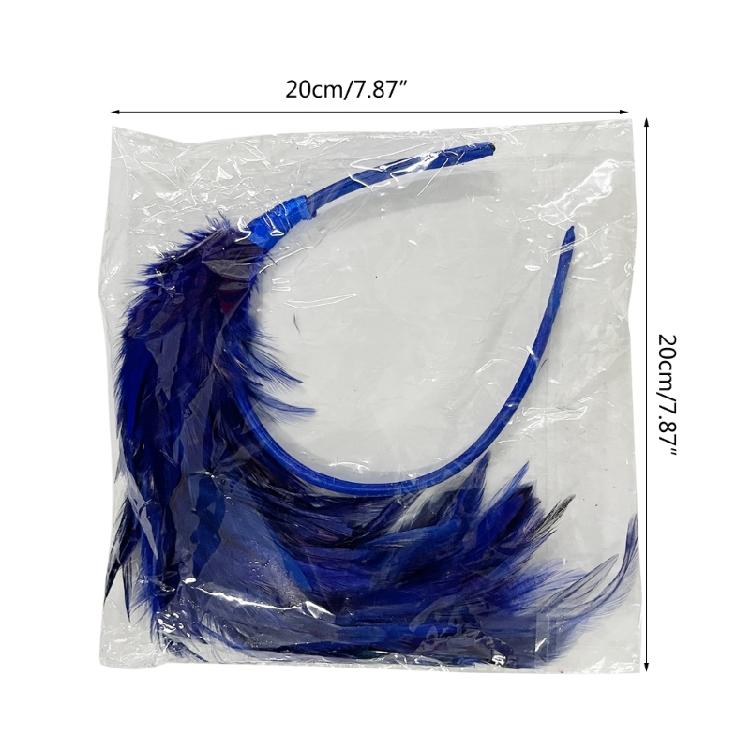 Flapper Feather Headband Burlesque Headpiece Flapper Headpiece Feather Headband