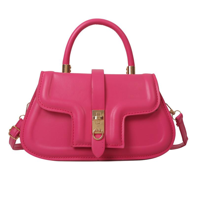 Chic Street Style Pu Shoulder Bag With Stitching Details