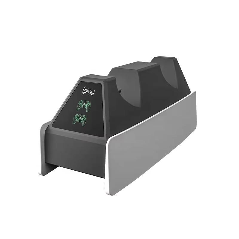 PS5 Controller Charging Station Dock with AI, Smart LED Indicator, Safety Chip Protection, Type C USB Port Dual Sense Controller