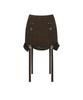 ADSB ANDERSSON BELL Embroidered Padded Skirt Apa764W(D/Brown)