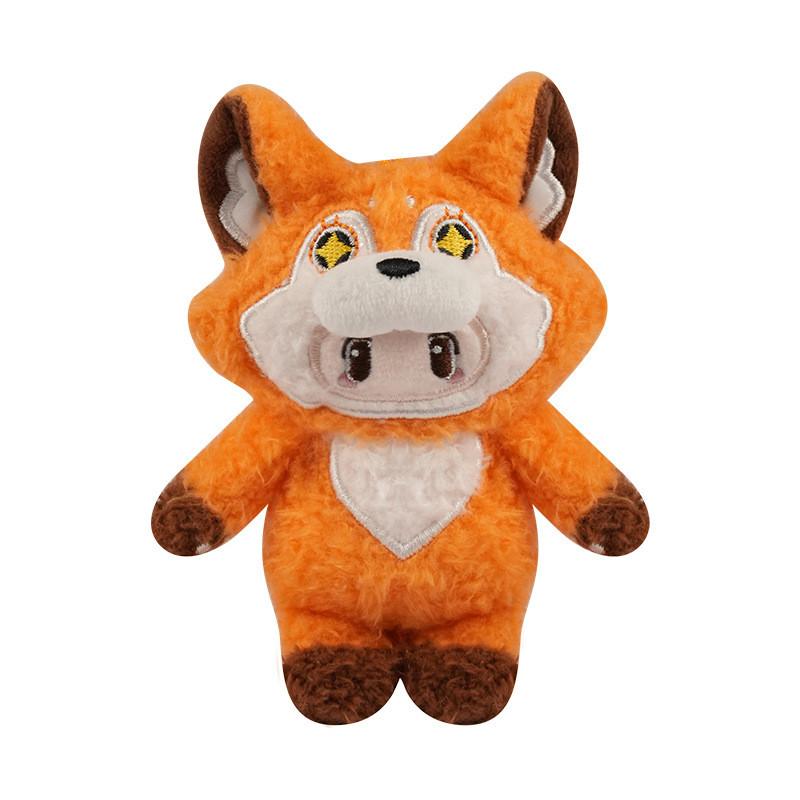 Fun And Colorful Plush Pendant Red Fox Husky And Cute Duck For Backpacks