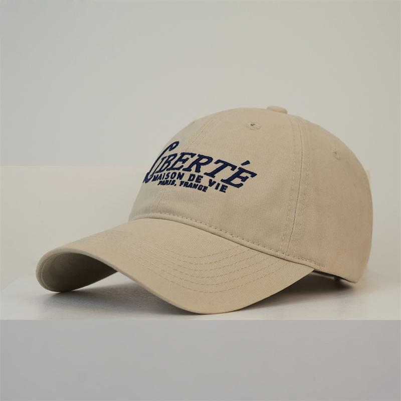 Spring Summer Embroidered Letter Baseball Cap Unisex Sunshade Cap хаки