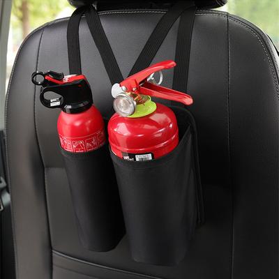 Nouvel Extincteur de Voiture Sac de Rangement Fixe Coffre de Voiture Poche Arrière de Siège Intérieur de Voiture Sac Suspendu pour Porte-Gobelet Organisateur Accessoires