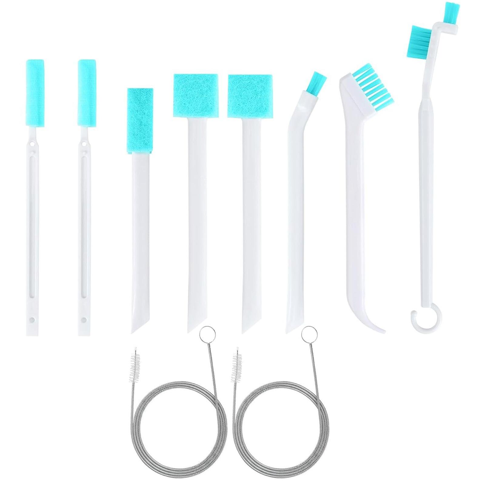 

Набор из 10 щеток для чистки щелей и углов льдогенератора с двухсторонним крючком для вязания