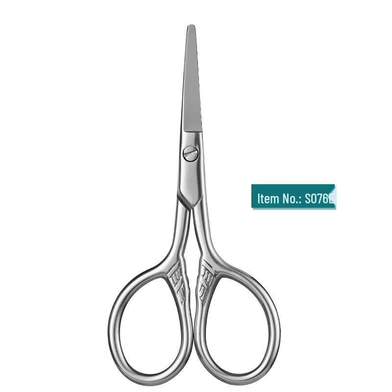 Eyebrow & Nose Hair Trimmer, Round Head Stainless Steel Scissors, Nail Clippers, and Dead Skin Beauty Tools