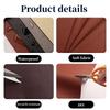 Self Adhesive Leather Fabric for Car Upholstery Chair Seat Home Sofa Repair Patches PU Leather Sticker Furniture Refurbish Fix