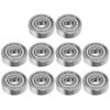 10Pcs Ball Bearings Stainless Steel WearResistant Quiet Skateboard Driver Accessories S628Z