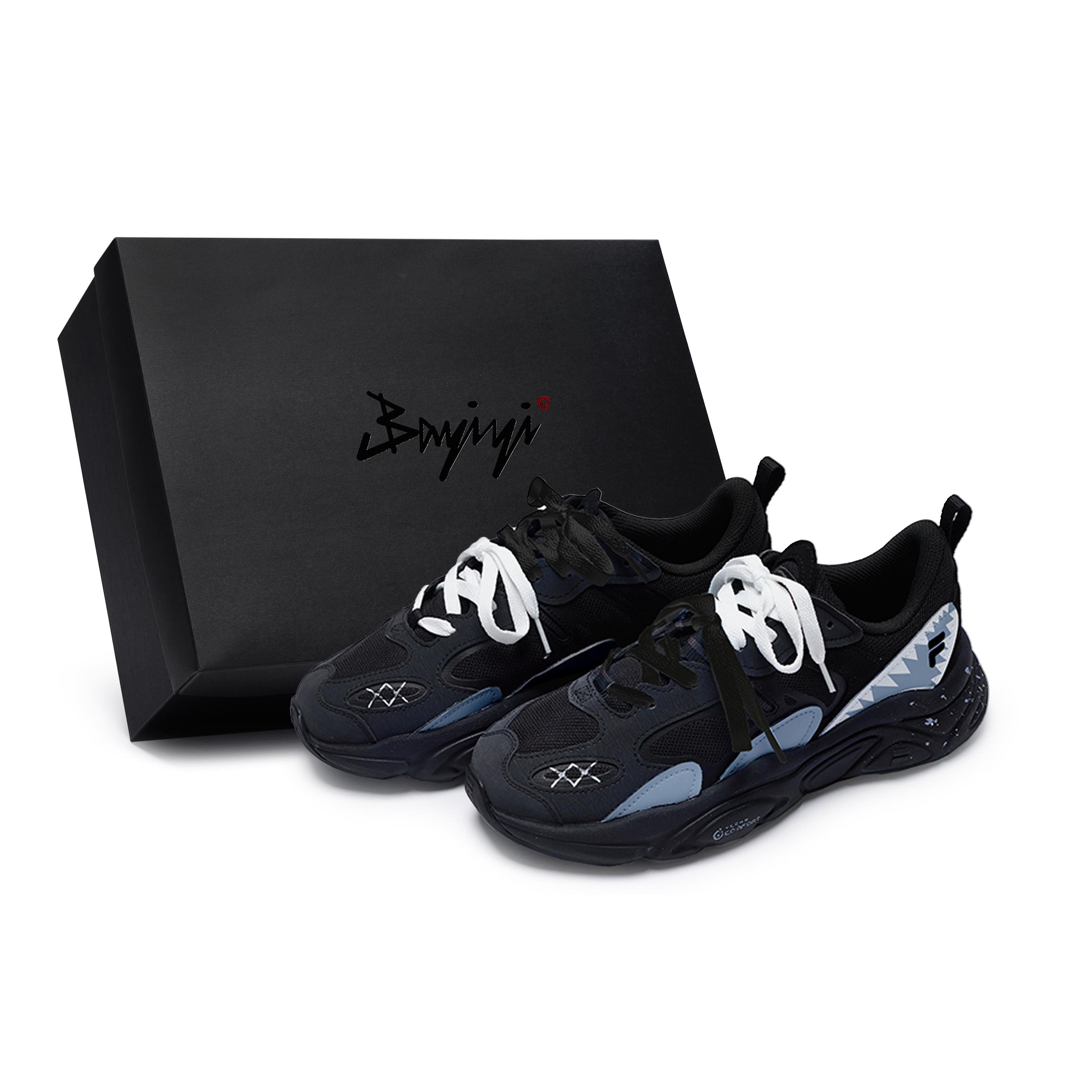 FILA Mars 2 811 Manufacturing, Tide Blue Gray, Special Shoe Box Slip Resistant Abrasion Resistant F12M141116FBK(Team80-SBOX) 40.5