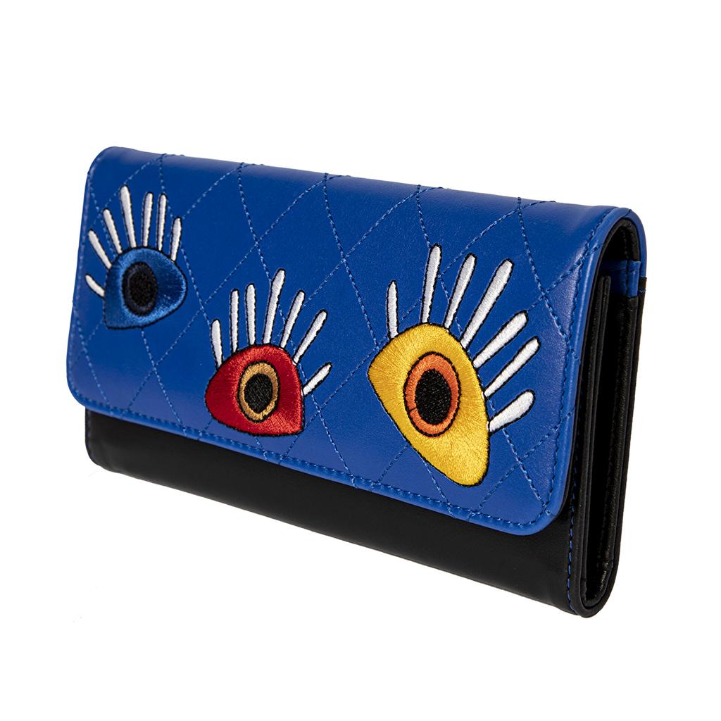 Biggdesign My Eyes On You Embroidered Card Holder  Wallet,  Credit Card Holder