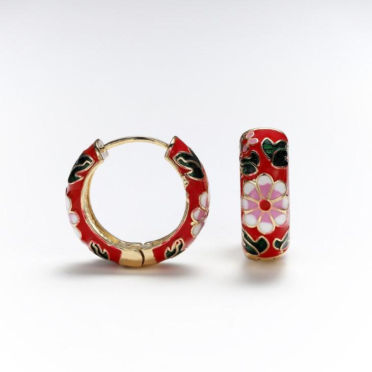 Exquisite Retro Fashion Circle Ear Cuffs: Colorful, Versatile Design for Women