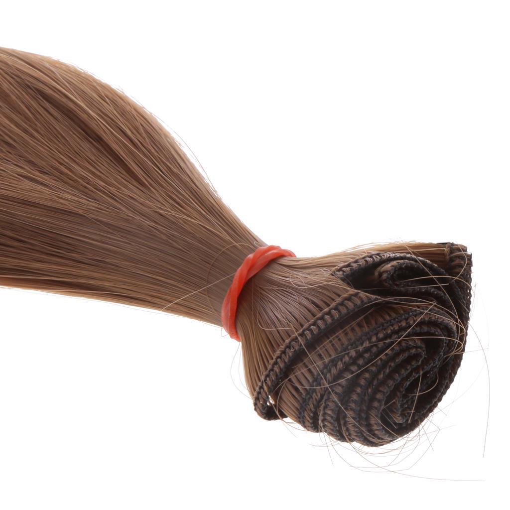 Fashion 25x100cm DIY straight hair wig wig 1/3 1/4 1/6 Kids Gifts Doll BJD SD repair Dolls  parts Girls Toys