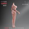1/6 Maßstab Weiblicher Körper, 12-Zoll Muskel Fitness Super Flexibel Nahtlos Helle Haut Figur Edelstahl Skelett Miniatur Soldat Action Figur Modell