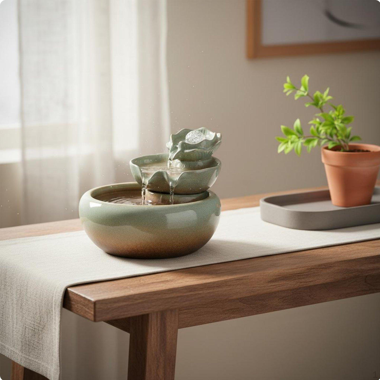 Keramikas lotosa ūdens elements Feng Shui