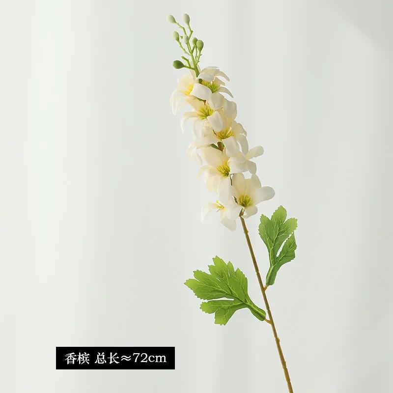 

10Pc/lot Artificial Silk Flower Hyacinth Wedding Decor Fake Delphinium Flowers Home Room Decoration Ornaments Party Table Floral шампанського