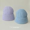 Solid Color Light Version Knitted Hat In Stock Simple and Versatile Warm Woolen Hat  Large Head Circumference Cold Hat