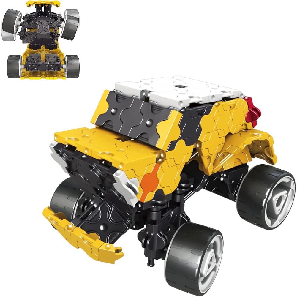 Yoshiritsu LaQ Hamacron Constructor Monster Truck Building Set Educational Toy