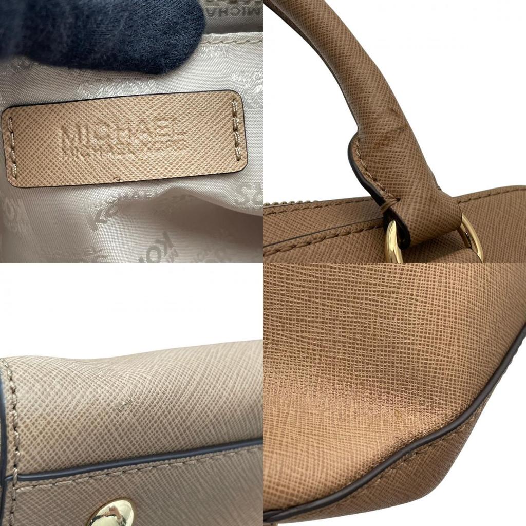 Used Michael Kors 2-Way Handbag/Shoulder BagHandbag beige leather Women