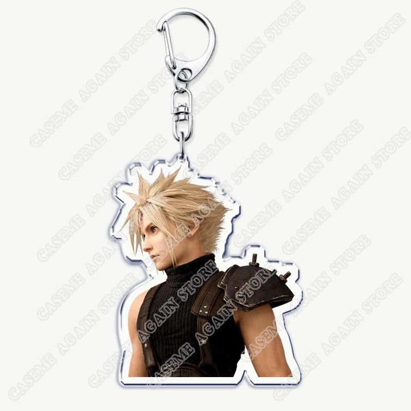 Portachiavi Gioco d'Azione per Accessori Portachiavi Gioielli Portachiavi Cloud Strife Ffvii Tifa Sephiroth Vincent Valentine Regali per Fan